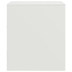 Berkfield Bedside Cabinets 2 Pcs White 34.5X39X44 Cm Steel - thumbnail 8