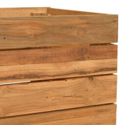 Berkfield Durable Raised Bed 50X40X55 Cm Recycled Teak And Steel - thumbnail 6