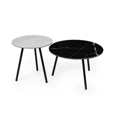 Oakham Ardmore Set Of Side Tables In Grey And Black - image 1