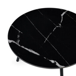 Oakham Ardmore Set Of Side Tables In Grey And Black - thumbnail 3