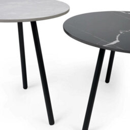 Oakham Ardmore Set Of Side Tables In Grey And Black - thumbnail 4