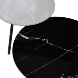 Oakham Ardmore Set Of Side Tables In Grey And Black - thumbnail 5