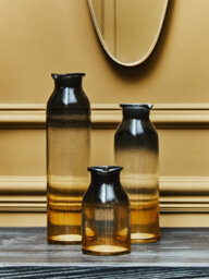Orsina Glynn Black And Gold Large Vase - thumbnail 5