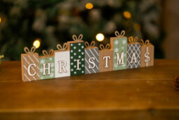 Christmas Wooden Sign Decoration 40Cm - thumbnail 2
