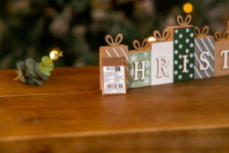 Christmas Wooden Sign Decoration 40Cm - thumbnail 3