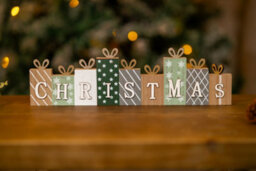 Christmas Wooden Sign Decoration 40Cm - thumbnail 1