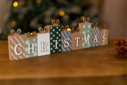 Christmas Wooden Sign Decoration 40Cm - thumbnail 4