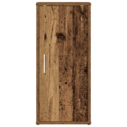 Walplus Shoe Cabinet Old Wood 32X35X70 Cm Engineered Wood - thumbnail 4