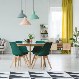 Bravich Rocco Tulip Dining Chair - Dark Green - Set Of 2 - thumbnail 3