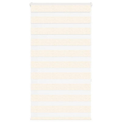 Berkfield Zebra Blind Marble Beige 85X150 Cm Fabric Width 80.9 Cm Polyester - image 1