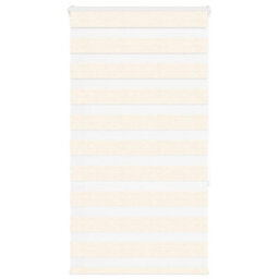 Berkfield Zebra Blind Marble Beige 85X150 Cm Fabric Width 80.9 Cm Polyester - thumbnail 1