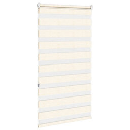 Berkfield Zebra Blind Marble Beige 85X150 Cm Fabric Width 80.9 Cm Polyester - thumbnail 4