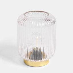 Ohs Glass Cordless Table Lamp Led Battery Operated Night Light - thumbnail 3