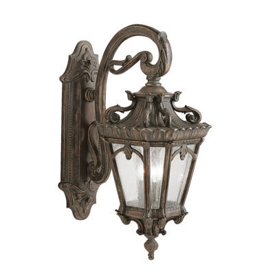 Luminosa Lighting Elstead Tournai 3 Light Outdoor Large Wall Lantern Light Londonderry Ip44, E14