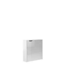 Arte Work Concept Slim White Gloss Convertible Hidden Desk 90Cm - Right - thumbnail 2
