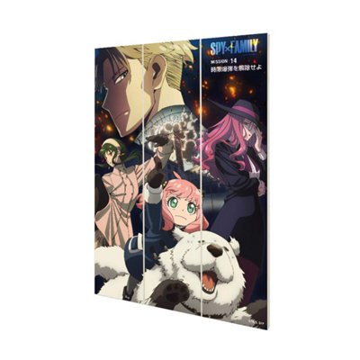 Spy X Family Mission 14 Wooden Micro Print Multicoloured (29.5Cm X 20Cm) - image 1