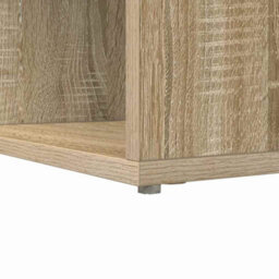 Berkfield Modern Corner Desk Sonoma Oak 101.5 X 149.5 X 149.5 Cm Engineered Wood - thumbnail 8
