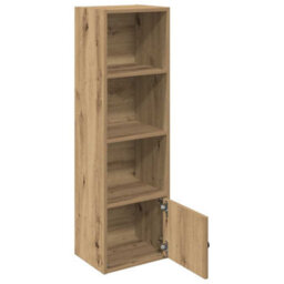 Berkfield Durable Bookcase Artisan Oak 31X24X102 Cm Engineered Wood - thumbnail 4