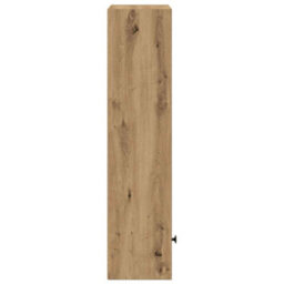 Berkfield Durable Bookcase Artisan Oak 31X24X102 Cm Engineered Wood - thumbnail 6