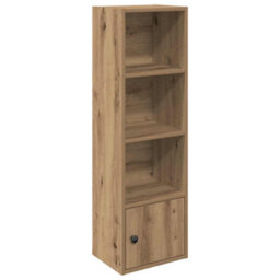 Berkfield Durable Bookcase Artisan Oak 31X24X102 Cm Engineered Wood - thumbnail 1