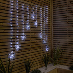 Samuel Alexander 1.2M X 1.2M Flexibrights Christmas Snowflake Curtain Lights With 267 White Leds - thumbnail 3