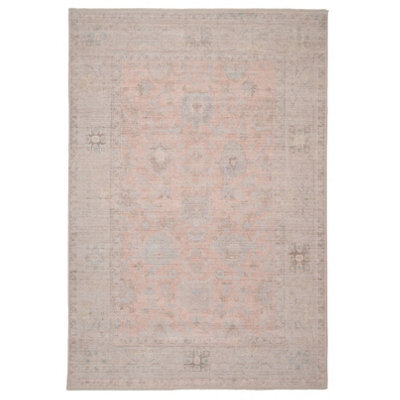Loomed Beige Coral Traditional Distressed Boho Style Area Rug 190X280Cm - image 1