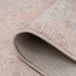 Loomed Beige Coral Traditional Distressed Boho Style Area Rug 190X280Cm - thumbnail 7