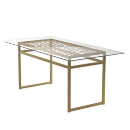 CosmoLiving Dhp Juliette Dining Table Brass - thumbnail 5