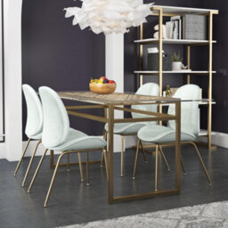 CosmoLiving Dhp Juliette Dining Table Brass - thumbnail 2