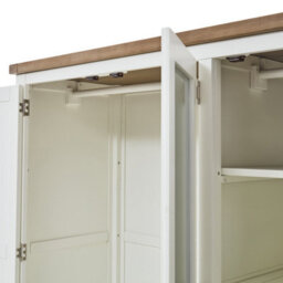 The Furniture Market Cheshire White Triple Wardrobe - thumbnail 8