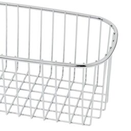 GoodHome Datil Steel Chrome Effect Wire Basket, (W)270mm - thumbnail 2