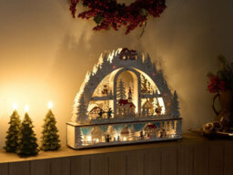 Beliani Christmas Decoration Led Norsjo 36 Cm Light Brown - thumbnail 2