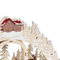 Beliani Christmas Decoration Led Norsjo 36 Cm Light Brown - thumbnail 7