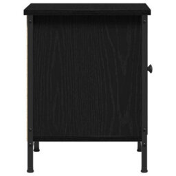 Berkfield Modern Black Oak Tv Stand Black Oak Engineered Wood 60 X 35 X 45 Cm - thumbnail 7