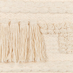 Beliani Fabric Wall Hanging Kamoke Cotton 103 Cm Beige - thumbnail 6