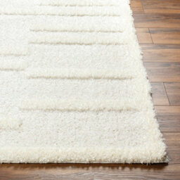 Livabliss Rodos-Modern Beige White Soft Plush Pile Living Bedroom Rug 160 X 213 Cm Easy Care, Non Shedding - thumbnail 5