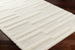 Livabliss Rodos-Modern Beige White Soft Plush Pile Living Bedroom Rug 160 X 213 Cm Easy Care, Non Shedding - thumbnail 6