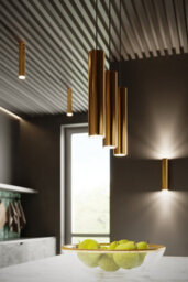 Sollux Lighting Lagos Steel Golden Gloss 1 Lights Modern Ceiling Light - thumbnail 9