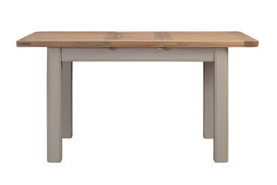 Buttercup Farm Bologna Painted Extending Table (Extends To 153Cm) - L80 X W120 X H78 Cm - Oak - image 1