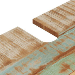 Berkfield 3 Piece Bathroom Furniture Set Solid Wood Reclaimed - thumbnail 9