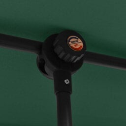 Berkfield Outdoor Parasol With Aluminium Pole 180X130 Cm Green - thumbnail 7
