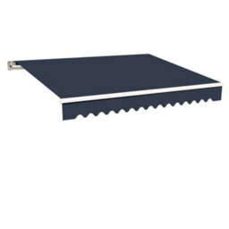 Sundaze 3X2.5M Garden Awning Replacement Fabric Top Cover Front Valance Blue - thumbnail 2