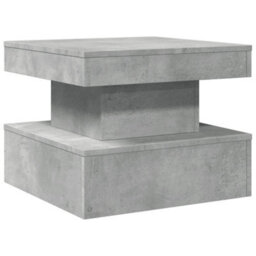 Berkfield Coffee Table With Led Lights Concrete Grey 50X50X40 Cm - thumbnail 3
