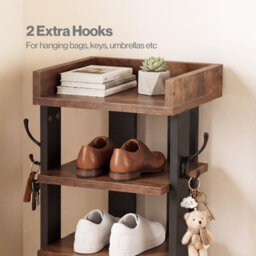 Levede Shoe Rack Storage Organiser 9 Tier Industrial Shoe Shelf Adjustable - thumbnail 8