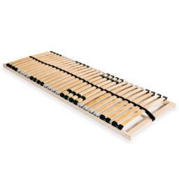 Vidaxl Slatted Bed Base Without Mattress With 28 Slats 7 Zones 70X200 Cm - thumbnail 1