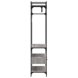 Vidaxl Wardrobe With Drawers Grey Sonoma 89X39X184.5 Cm Engineered Wood - thumbnail 7
