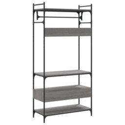 Vidaxl Wardrobe With Drawers Grey Sonoma 89X39X184.5 Cm Engineered Wood - thumbnail 8