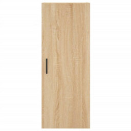 Berkfield Highboard Sonoma Oak 34.5X34X180 Cm Engineered Wood - thumbnail 8