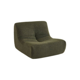 Sweeek - Children's Armchair In Textured Boucle Fabric Khaki Green 63X67X45 Cm - Sokol Kid - thumbnail 2