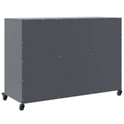 Berkfield Sideboard Anthracite 100.5X39X72 Cm Steel - thumbnail 8